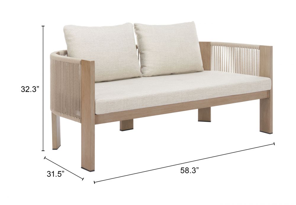 Rebel Olefin Outdoor Sofa