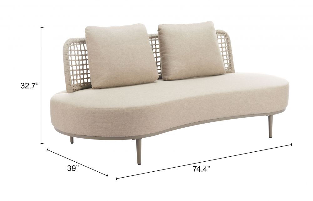 Ruhe Olefin Outdoor Sofa