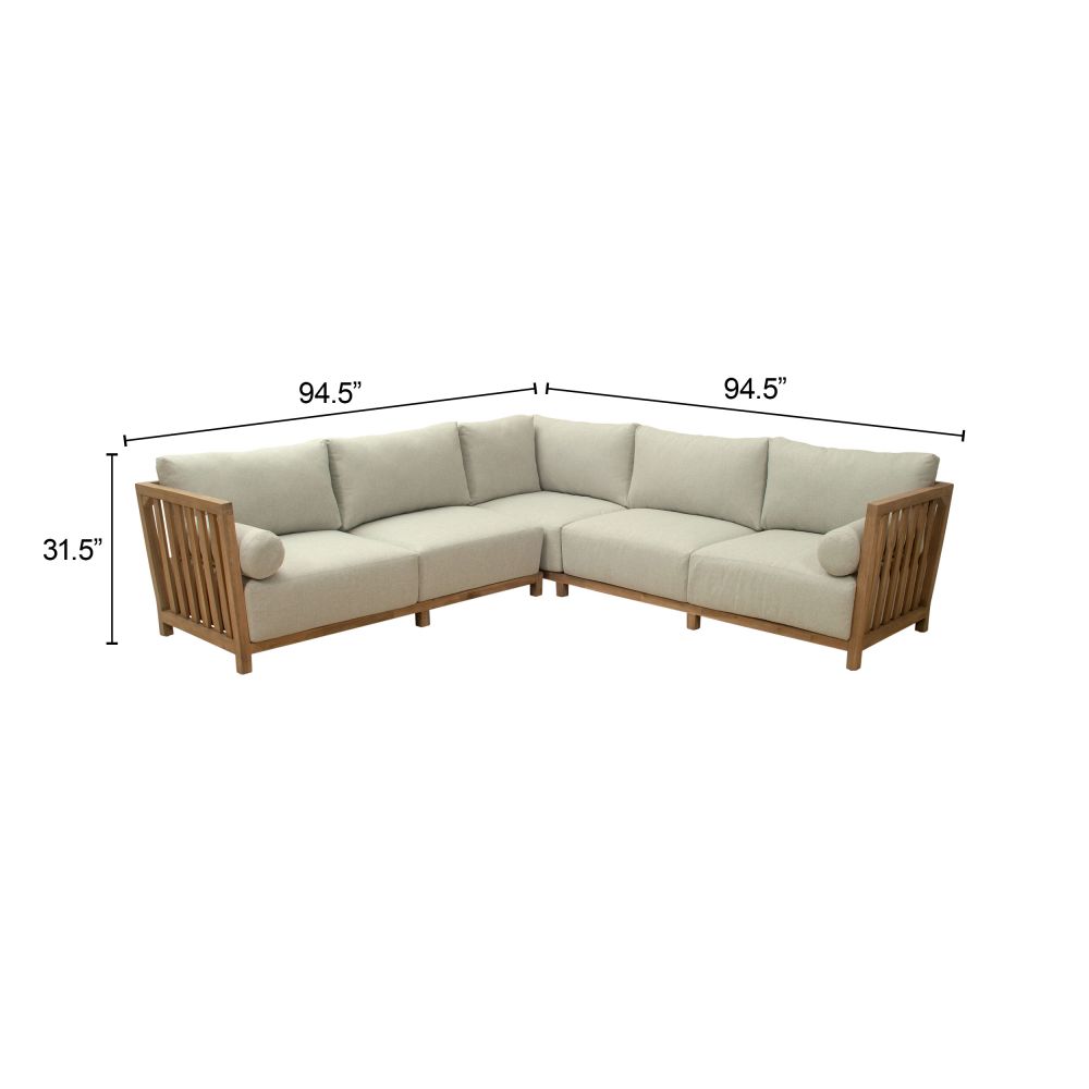 Teras Olefin Outdoor Sectional Sofa