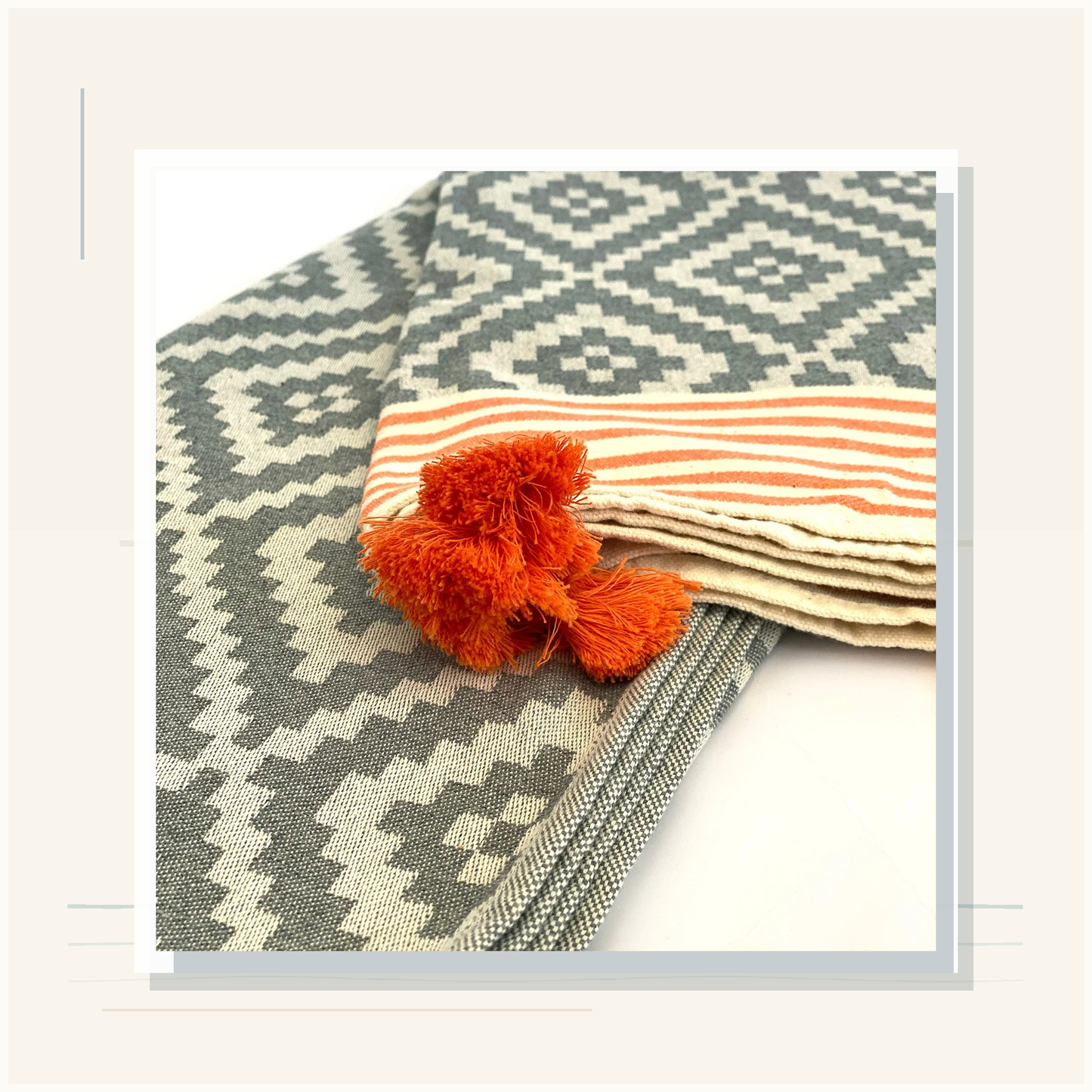Ember & Coast Product-Line Showcase card thumbnail 2026-05-05 for Santa Monica Dusk Turkish Cotton Beach Towel using verified product imagery