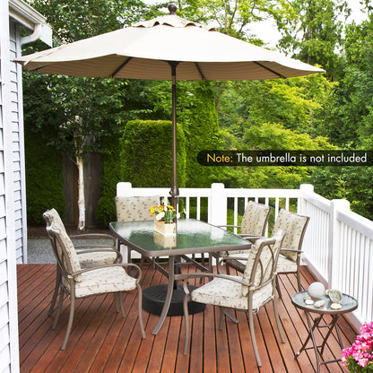 19.5 Inch Fillable Round Umbrella Base Stand