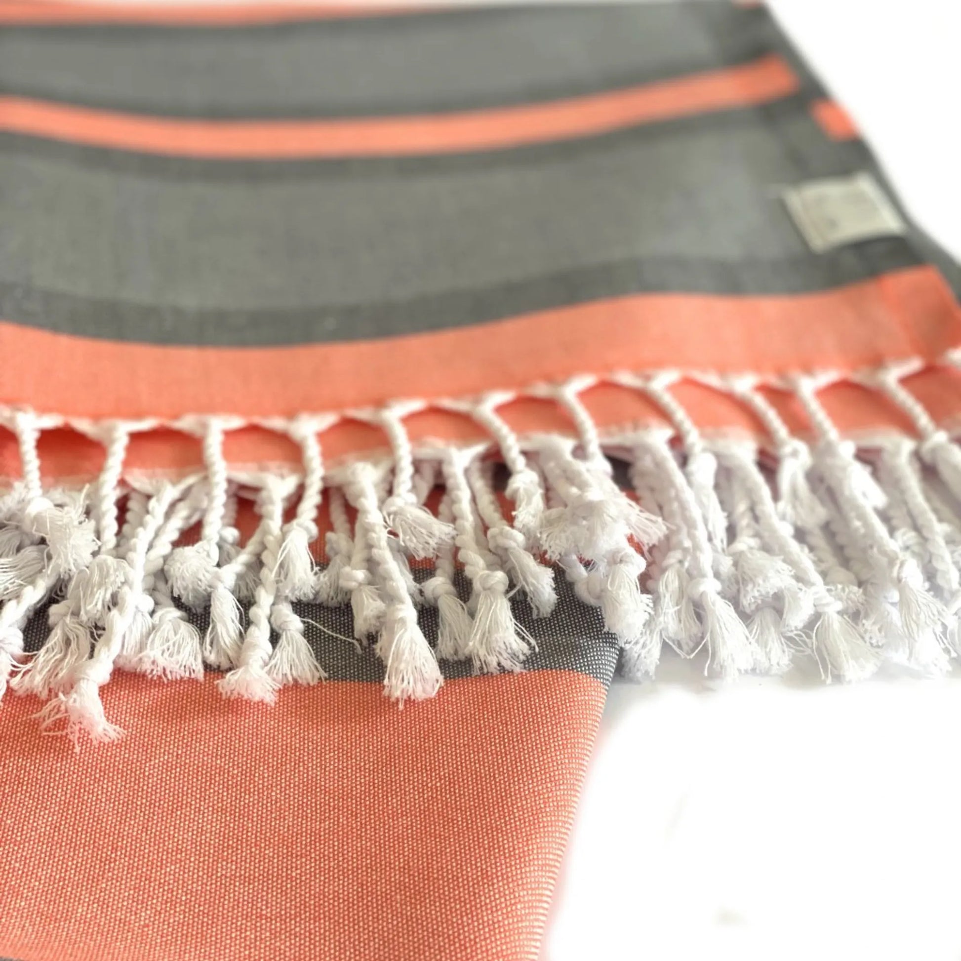 Seabrook Stripe Turkish Beach Blanket detail 3