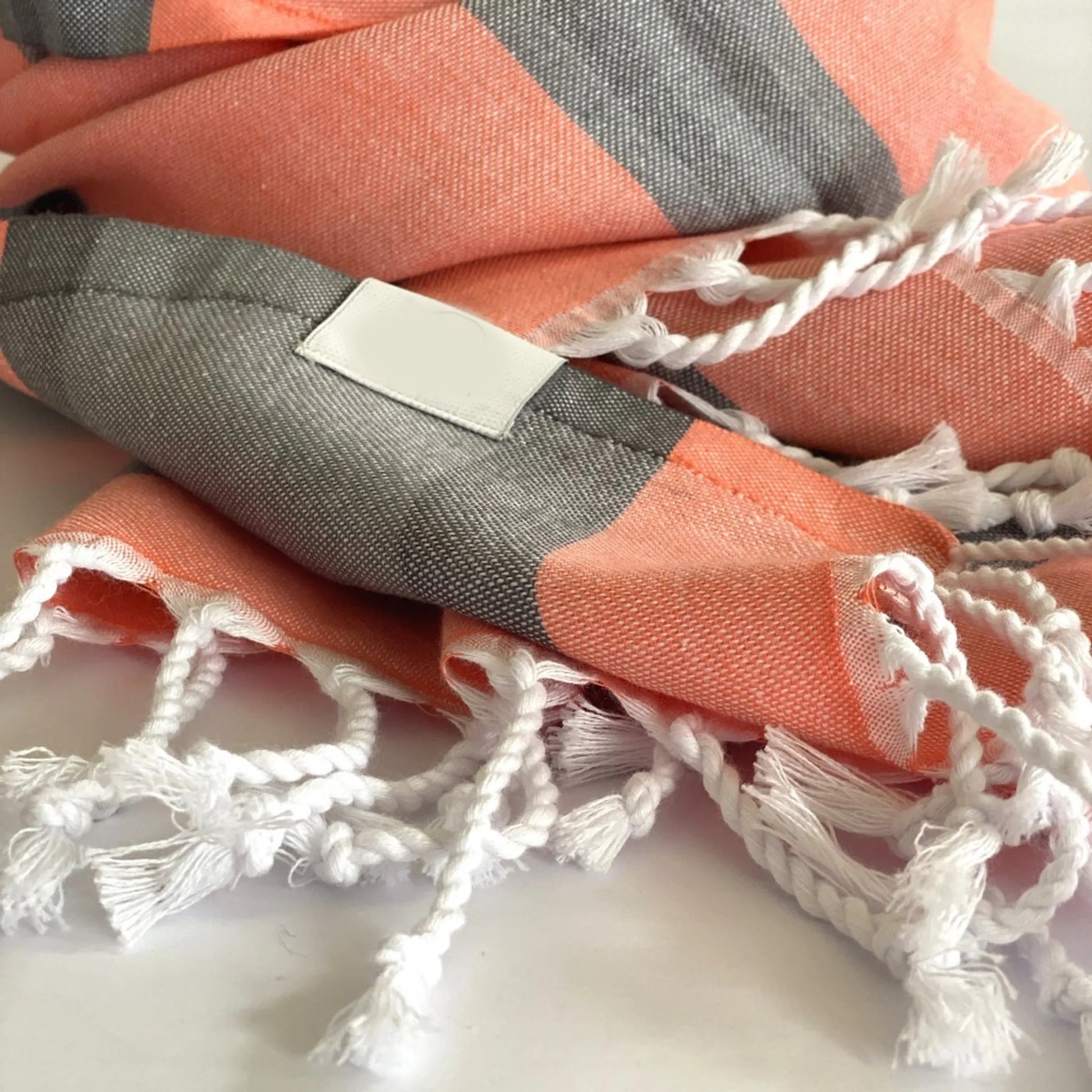Seabrook Stripe Turkish Beach Blanket detail 4