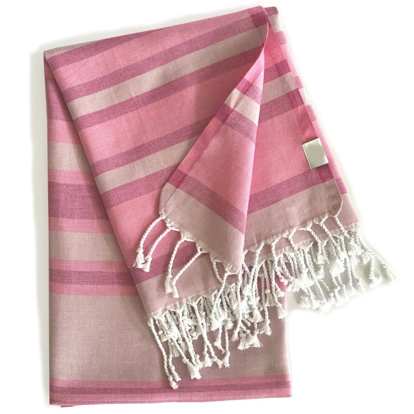 Laguna Blush Turkish Cotton Beach Towel - alternate view 4