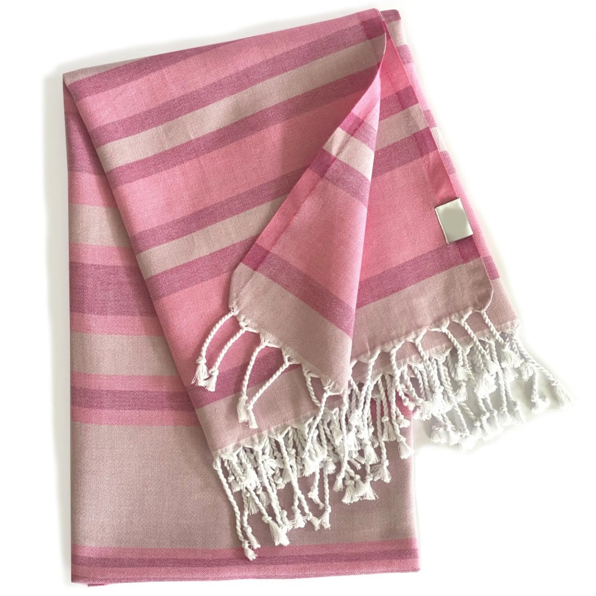 Laguna Blush Turkish Cotton Beach Towel - alternate view 4