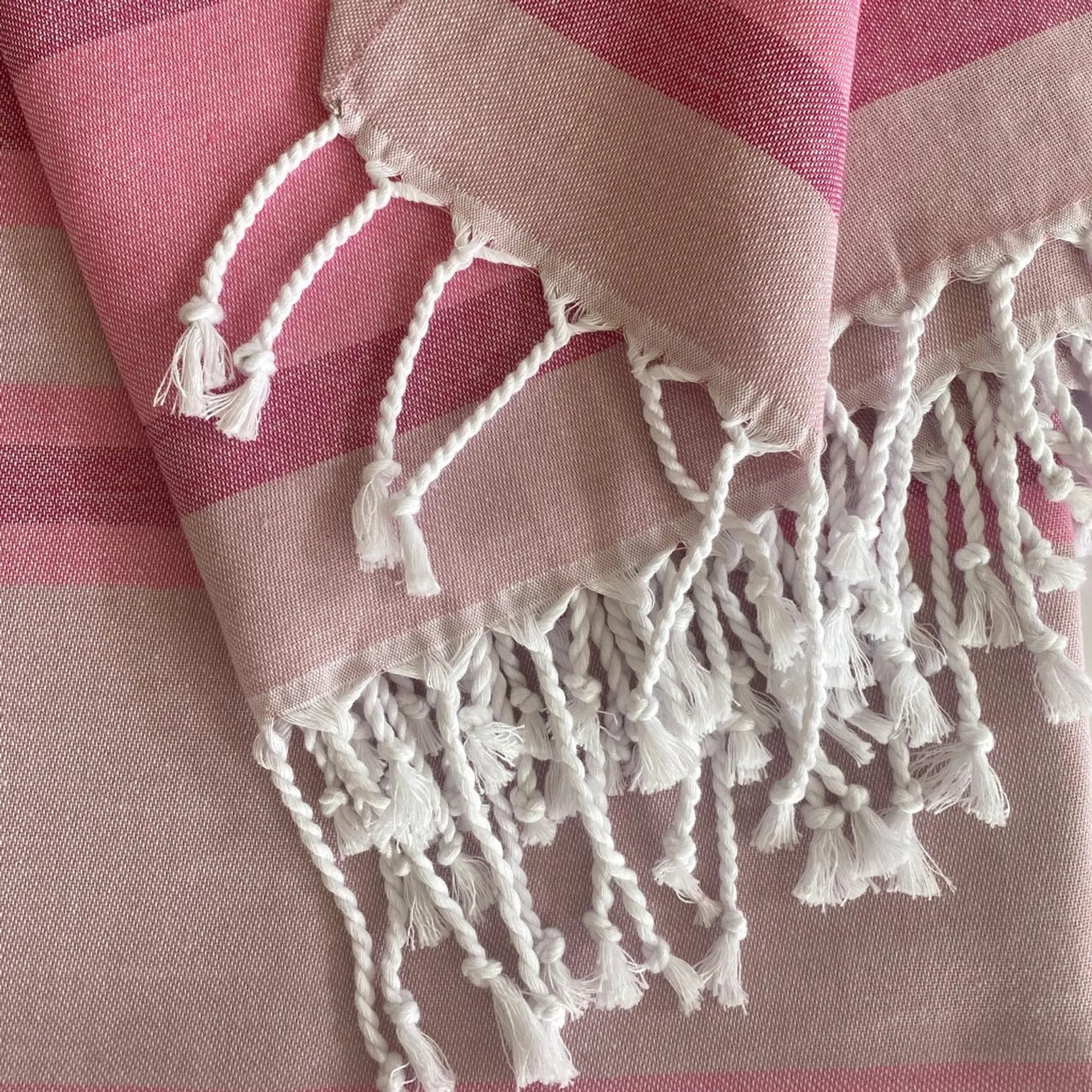 Laguna Blush Turkish Cotton Beach Towel - alternate view 6