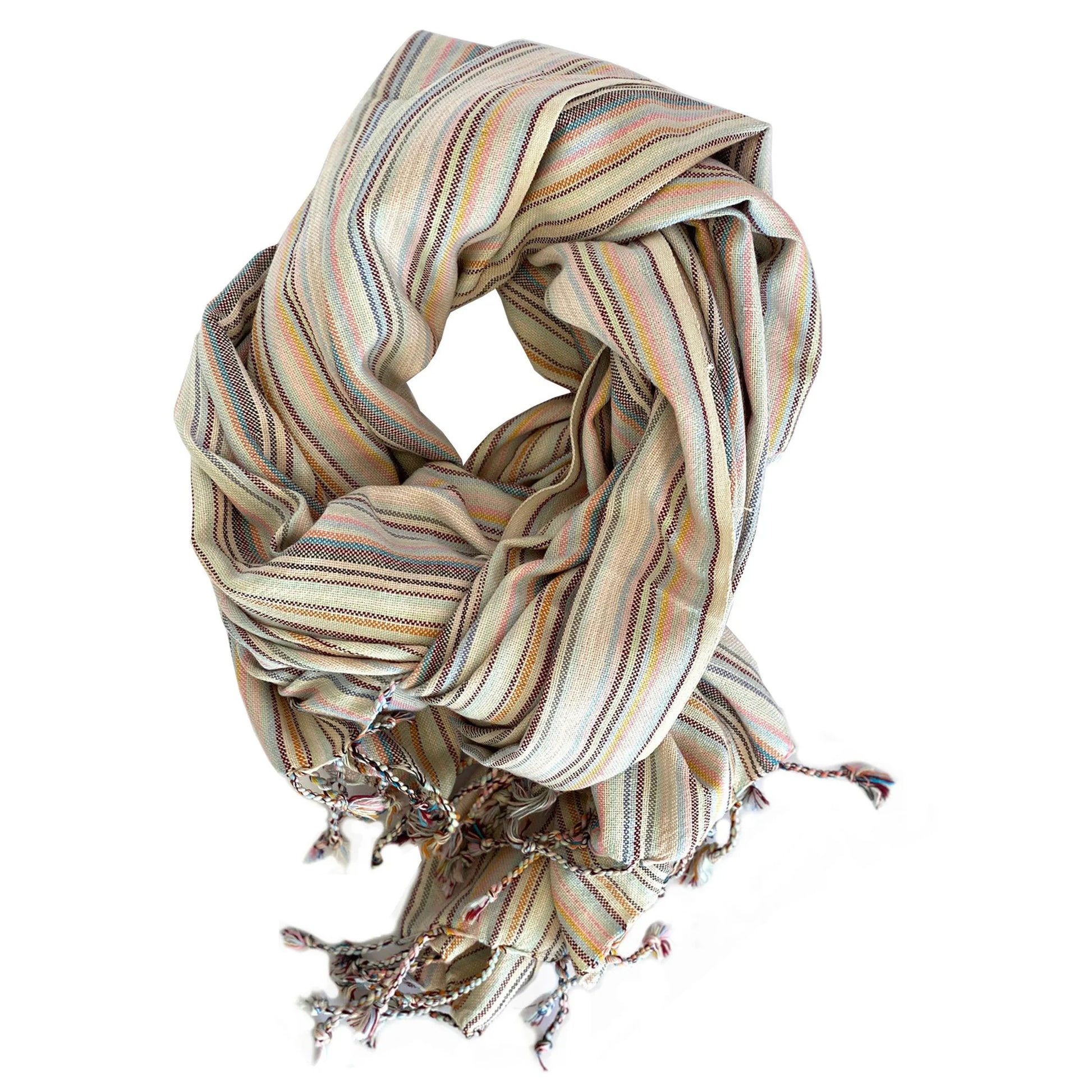 Blush Dune Turkish Beach Blanket detail 5
