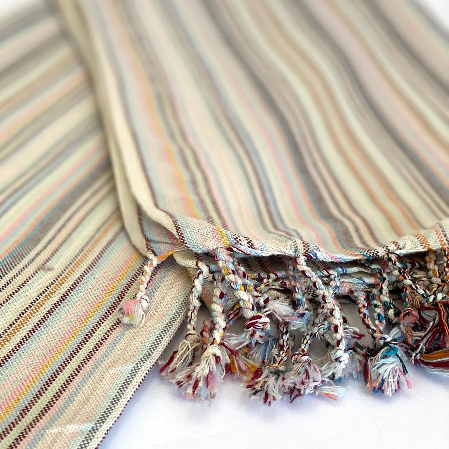 Blush Dune Turkish Beach Blanket detail 8