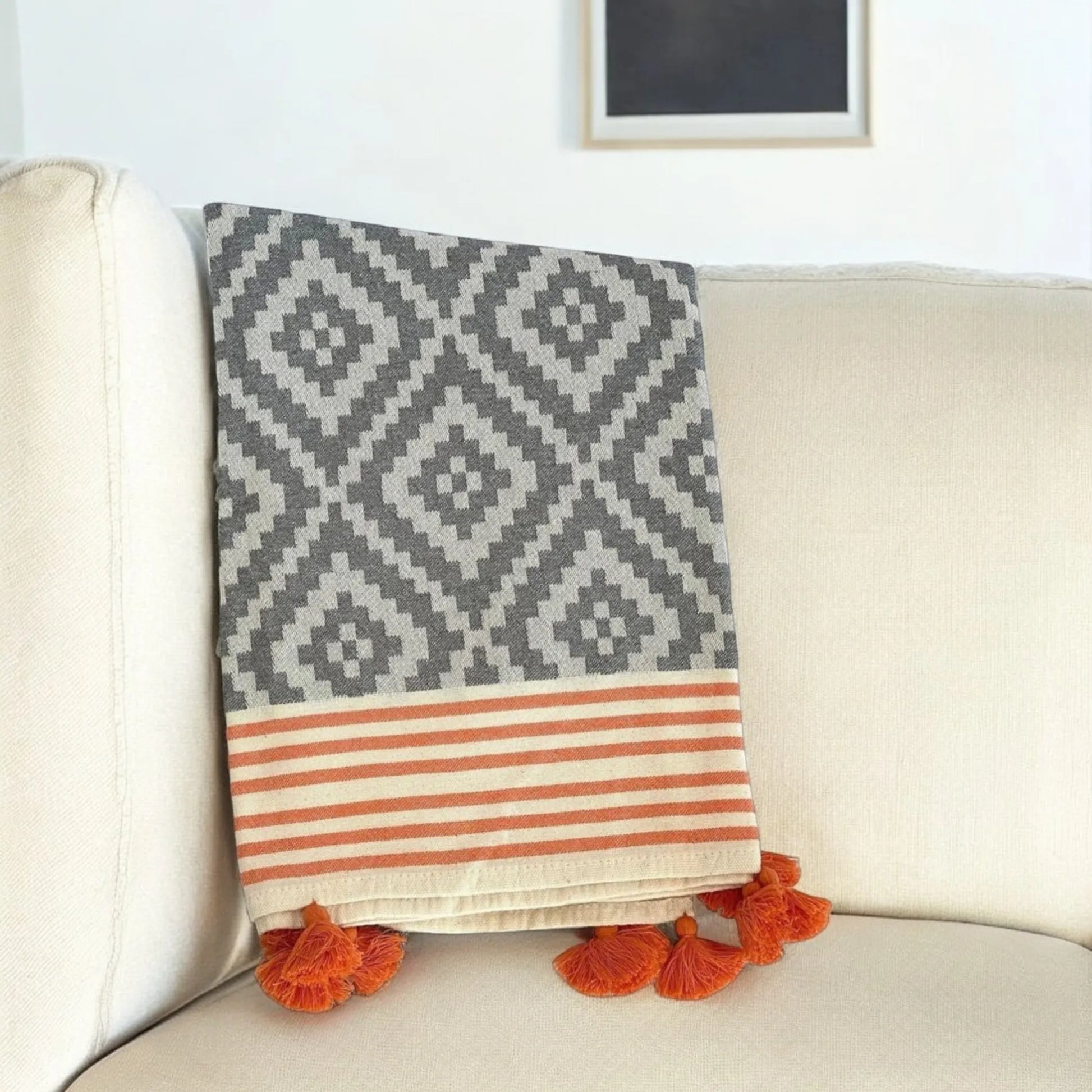 Duskline Turkish Cotton Towel Throw - alternate view 3