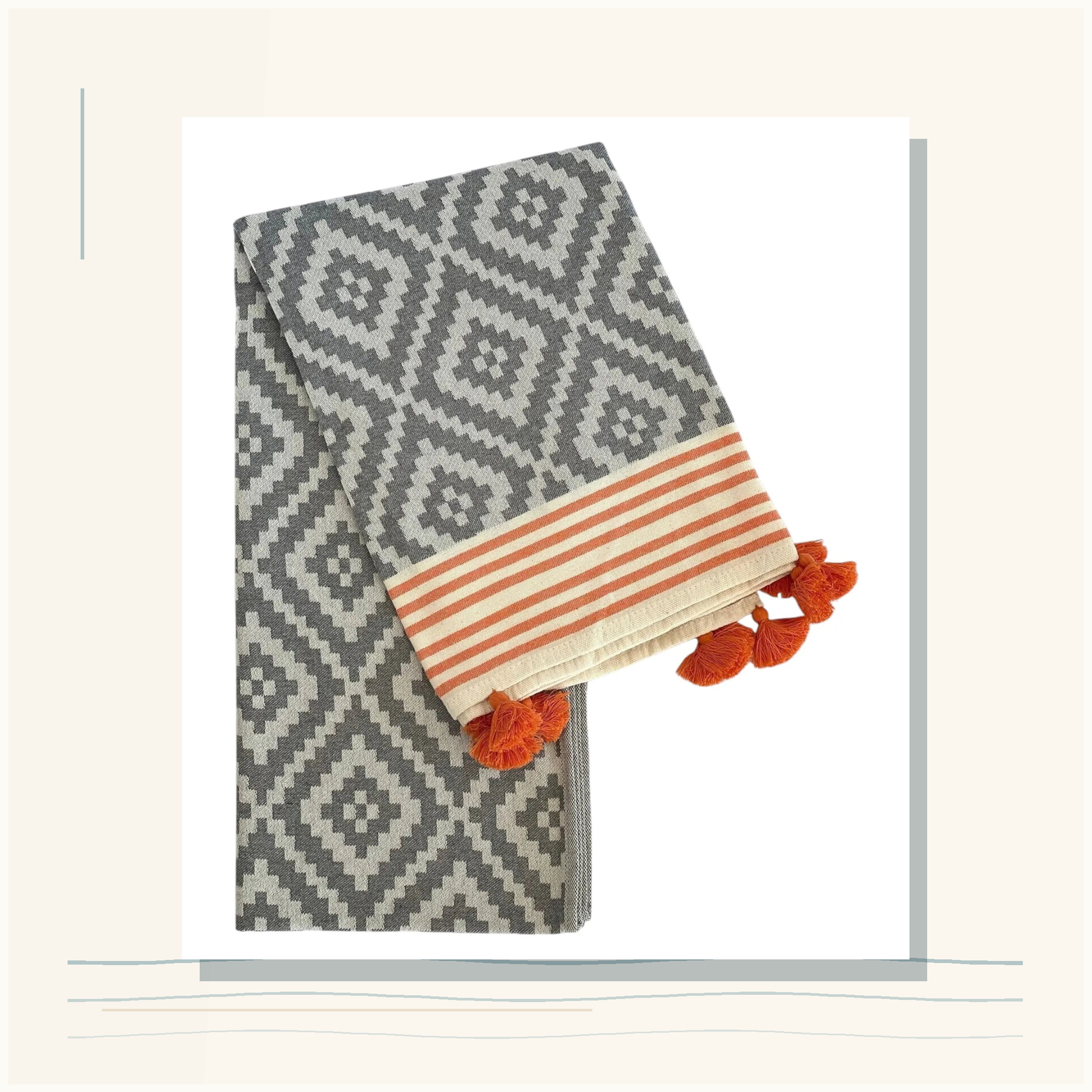 Ember & Coast Plain Shoreline Mat card thumbnail 2026-05-05 for Duskline Turkish Cotton Towel Throw using verified product imagery