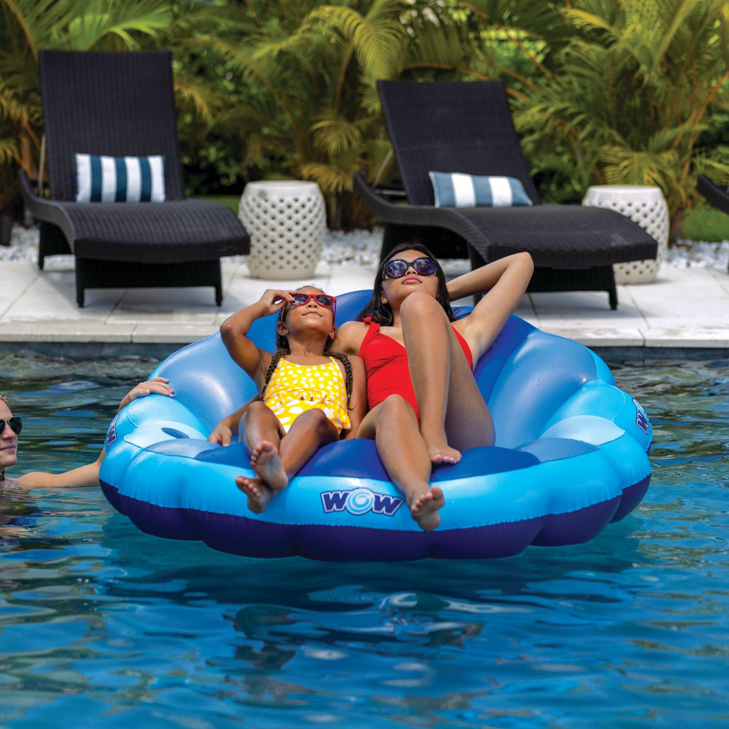Indigo Mermaid Shell Pool Lounger Float
