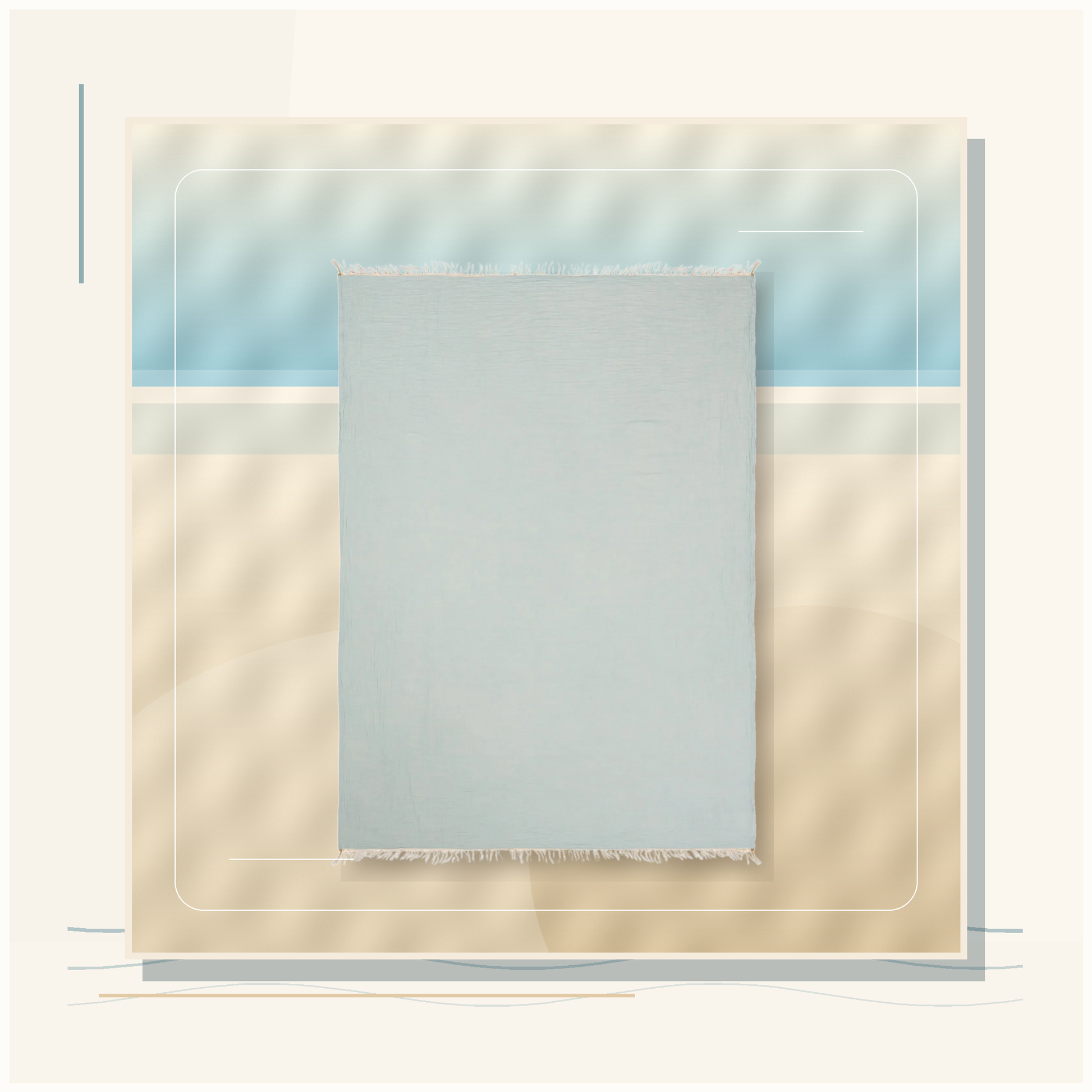 Ember & Coast Shoreline Mat card thumbnail 2026-05-05 for Laguna Coast Turkish Cotton Towel Throw using verified product imagery