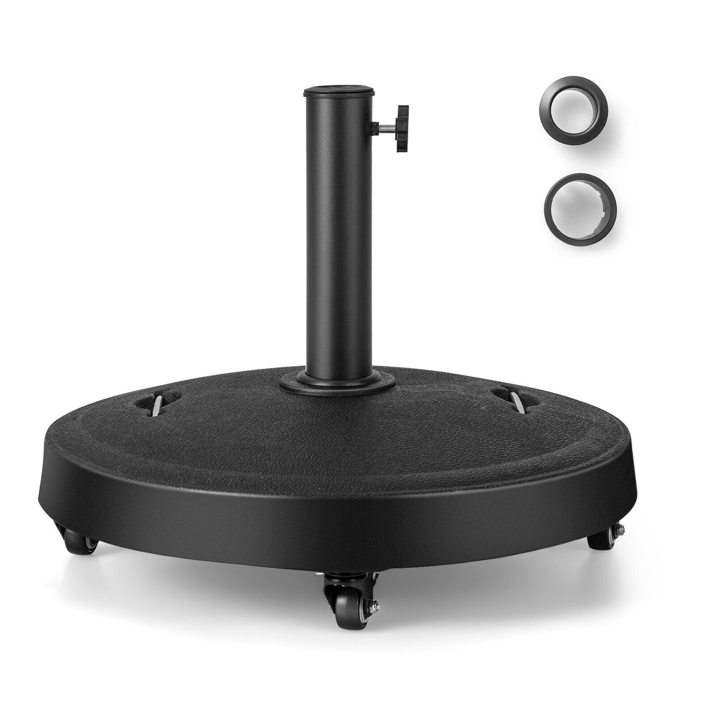 51 Lb Outdoor Umbrella Base with Wheels