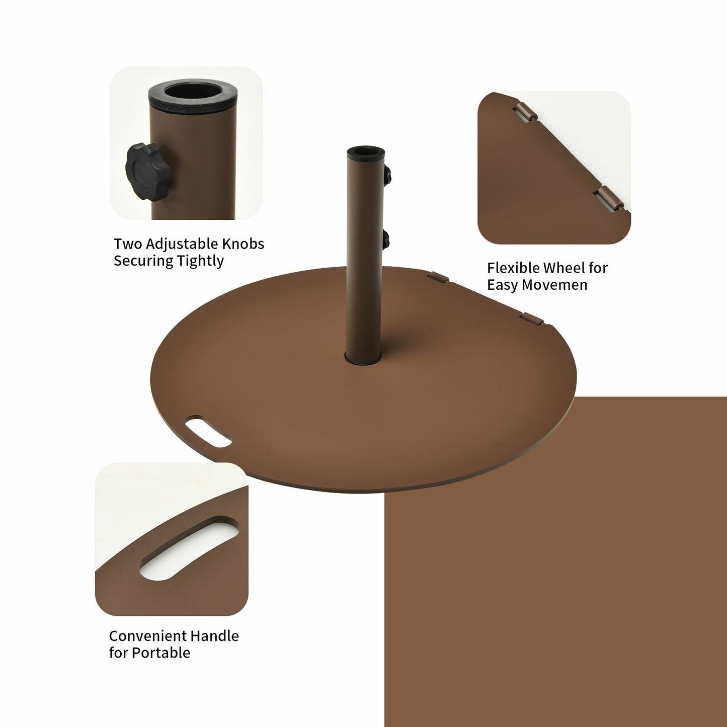 50 lb Wheeled Umbrella Base