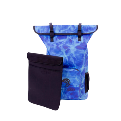 Ocean Blue Waterproof Floating Backpack Dry Bag