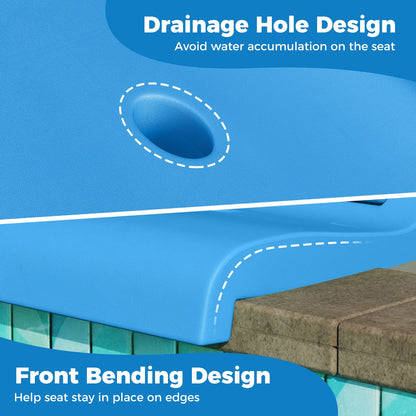 Foldable Poolside Chair with Back Support
