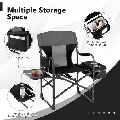 Poolside Director's Chair with Cooler and Side Table