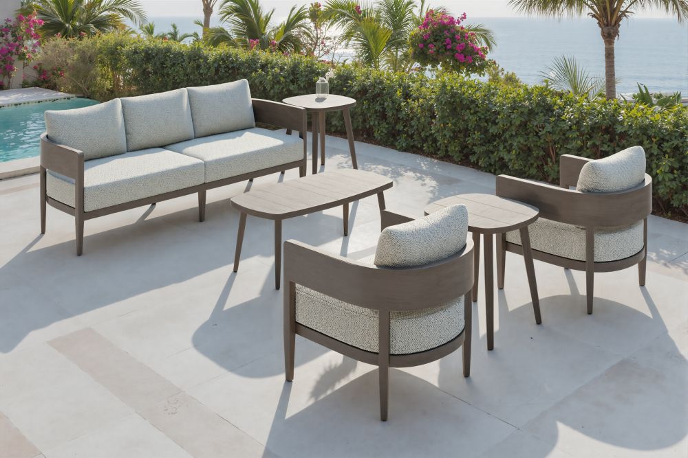 Foret Olefin Fabric Outdoor Sofa