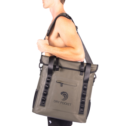 Hunter Green Waterproof Floating Tote Cooler