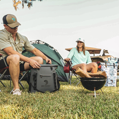 Dark Grey Waterproof Floating Tote Cooler