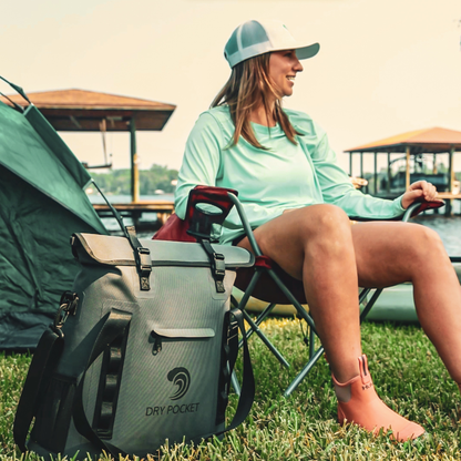 Dark Grey Waterproof Floating Tote Cooler