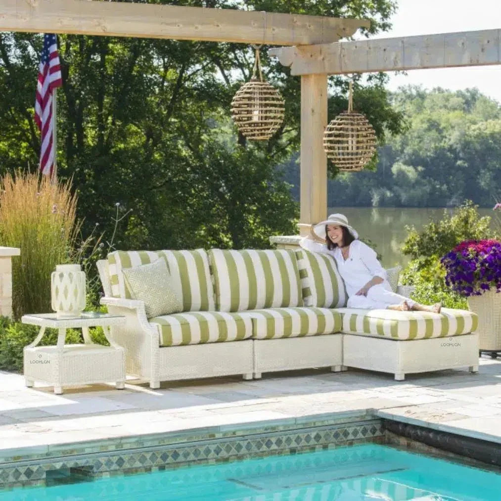 Hamptons Sectional Unit All-weather Outdoor Furniture