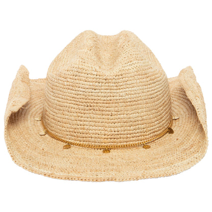 Ines - Women's Crochet Raffia Cowboy