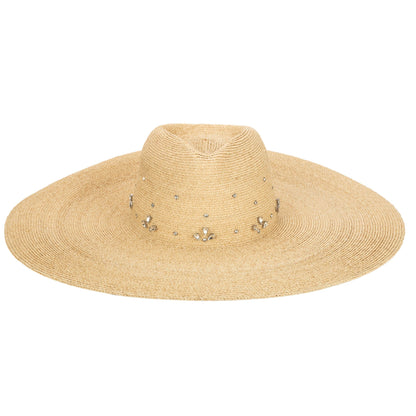 Glitz Wide Brim Fedora Sun Hat