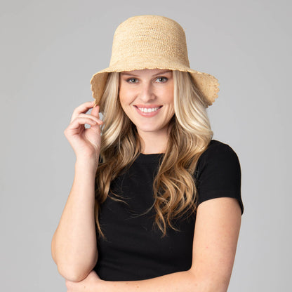 Sand Dollar Crochet Bucket Hat