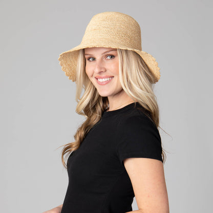 Sand Dollar Crochet Bucket Hat