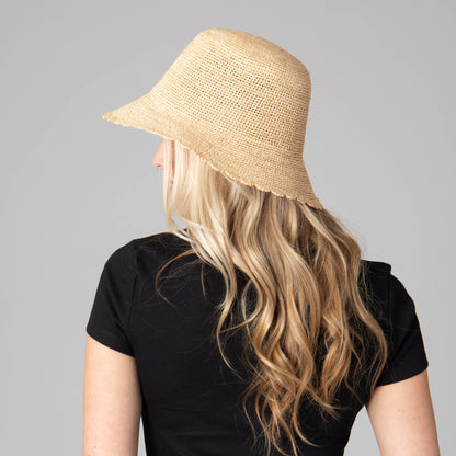Sand Dollar Crochet Bucket Hat