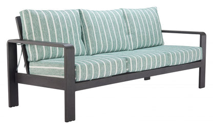 Rolig Green Olefin Outdoor Sofa