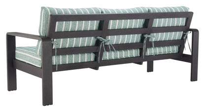 Rolig Green Olefin Outdoor Sofa