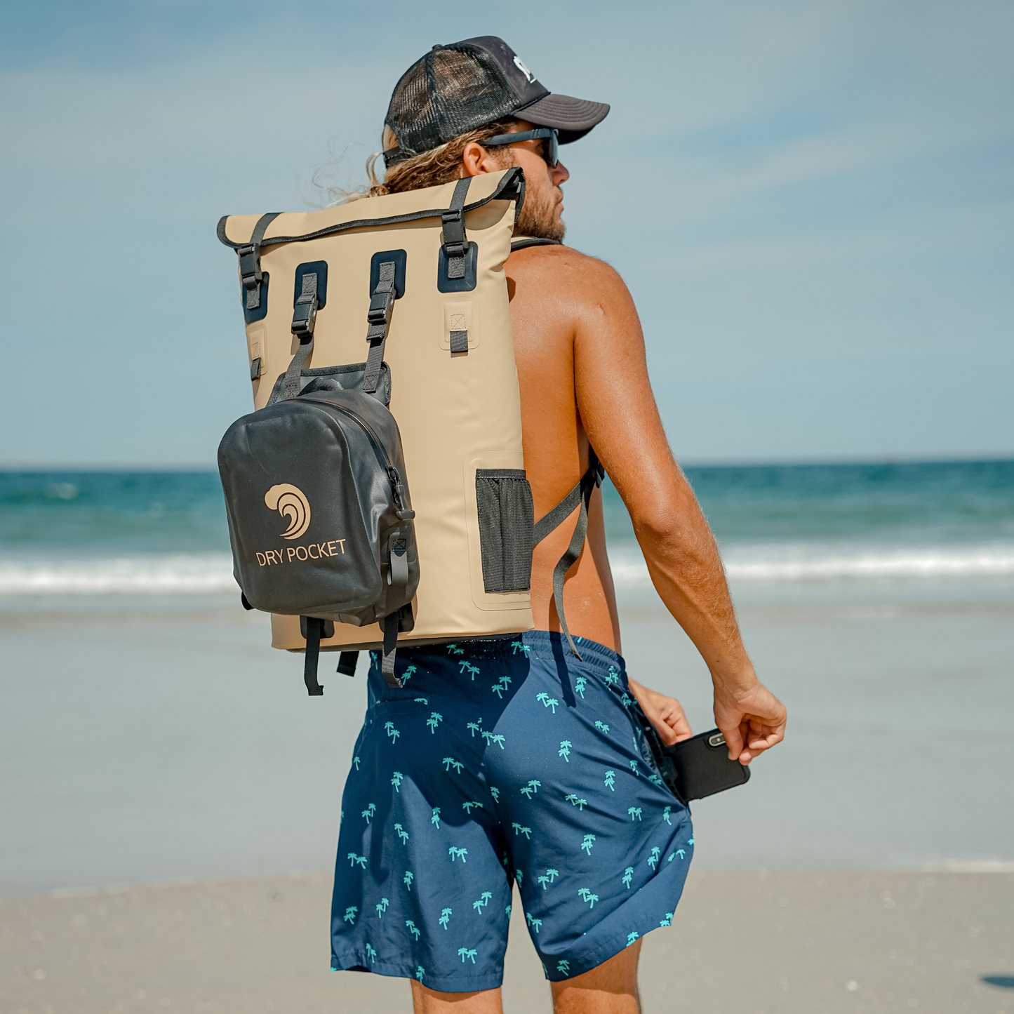 The Bellavia Waterproof Floating Backpack Cooler With Dry Bag