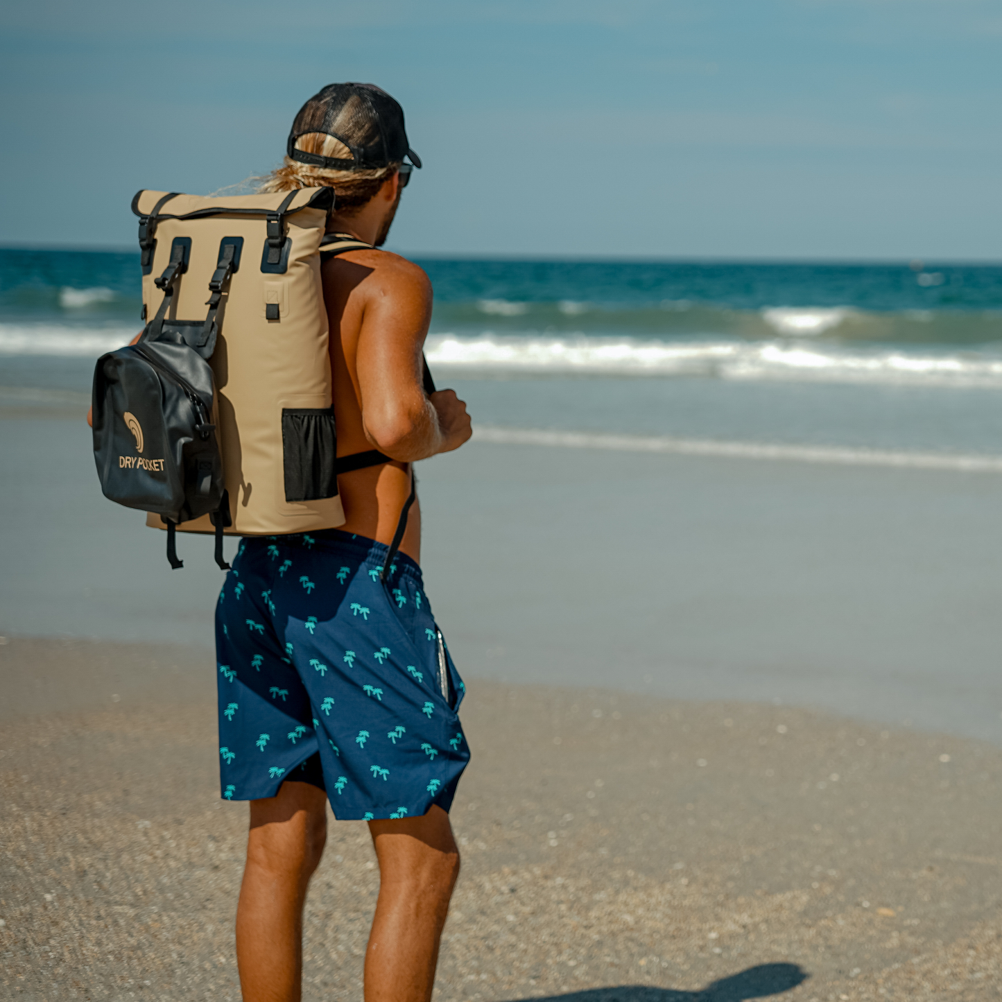 The Bellavia Waterproof Floating Backpack Cooler With Dry Bag