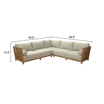 Teras Olefin Outdoor Sectional Sofa