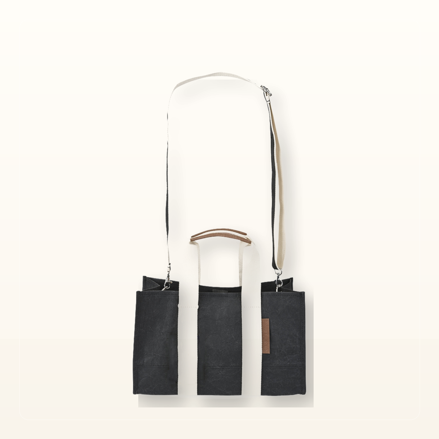 Studio product photo for Boxy Tote Mini With Detachable Crossbody Strap