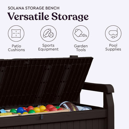 70 Gallon Outdoor Storage Bench Box