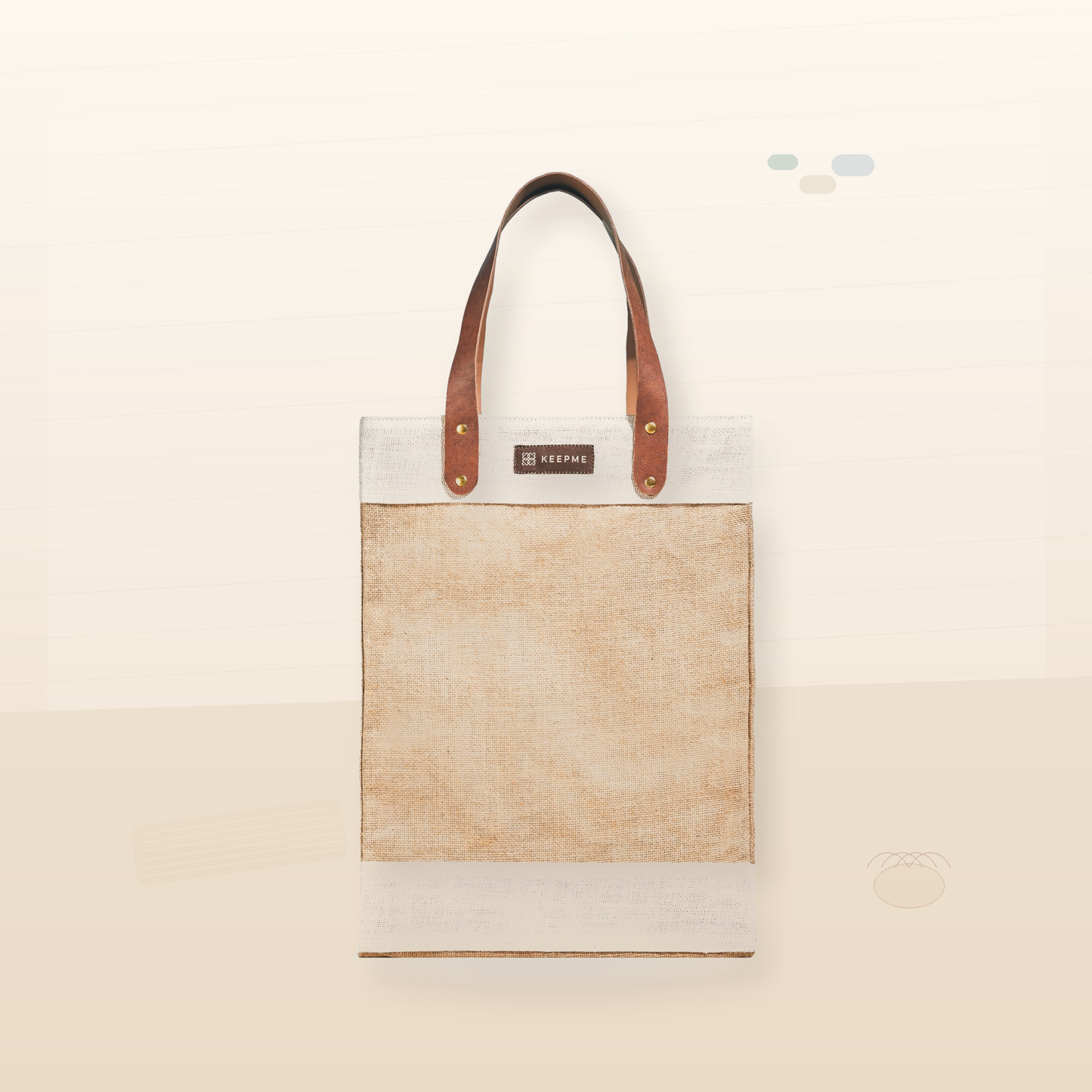 Product page photo for Jute Tall Tote