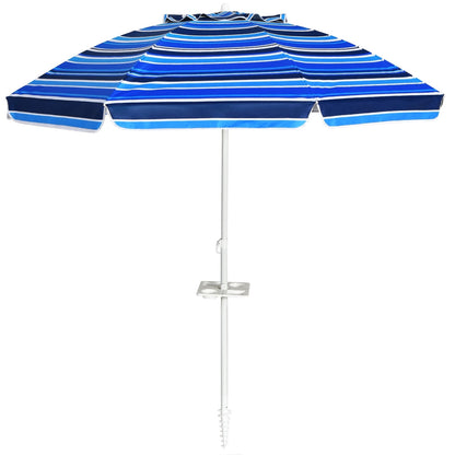 7.2ft Beach Umbrella with Sand Anchor