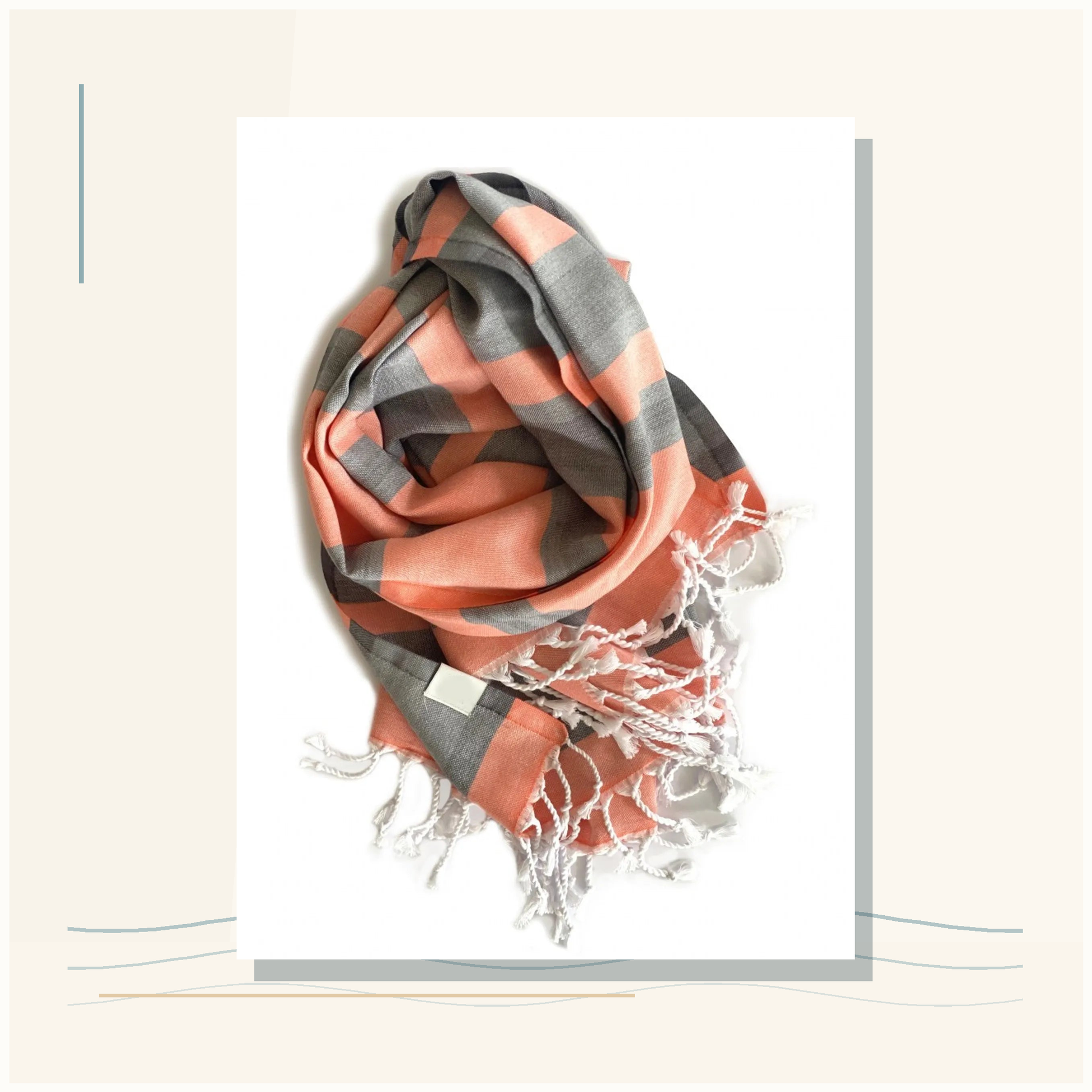 Ember & Coast Shoreline Mat card thumbnail 2026-05-05 for Seabrook Stripe Turkish Beach Blanket using verified product imagery