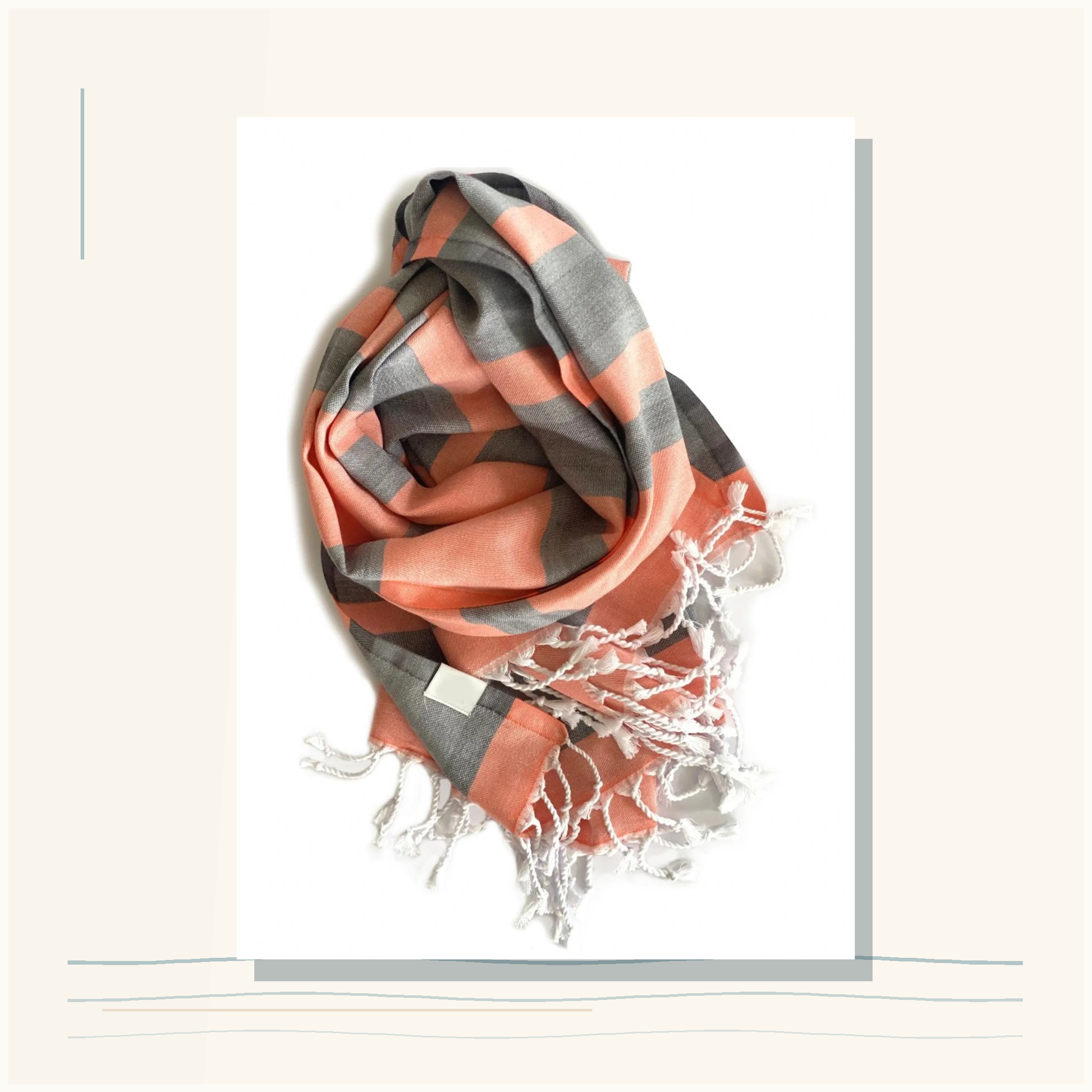 Ember & Coast Plain Shoreline Mat card thumbnail 2026-05-05 for Seabrook Stripe Turkish Beach Blanket using verified product imagery