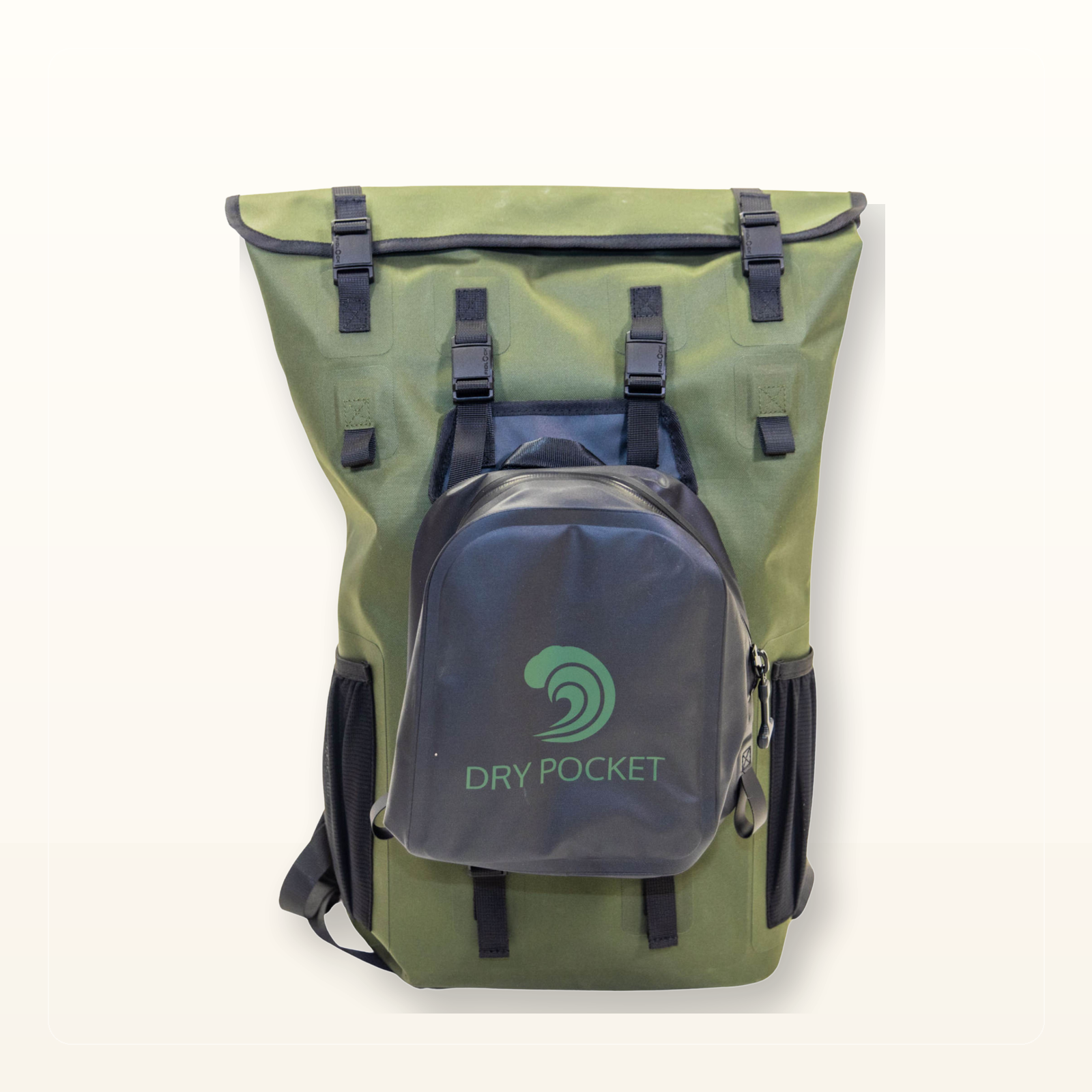 Studio product photo for The Murphy Waterproof Floating Backpack Dry Bag With Shell Bag