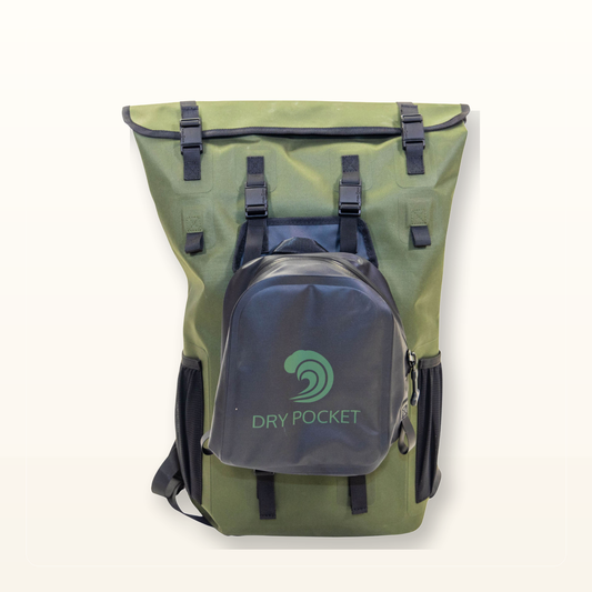Studio product photo for The Murphy Waterproof Floating Backpack Dry Bag With Shell Bag