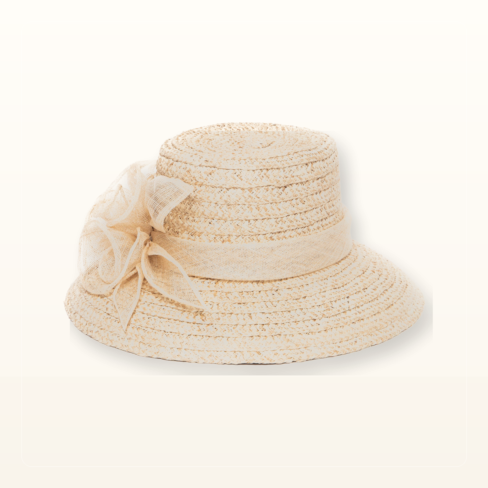 Studio product photo for Women's Abaca Dressy Sun Hat