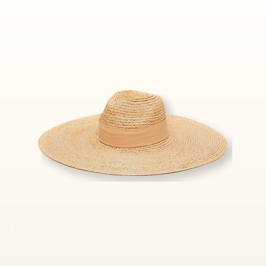 Studio product photo for Women's Raffa Braid Wide Brim Fedora With Suede Band